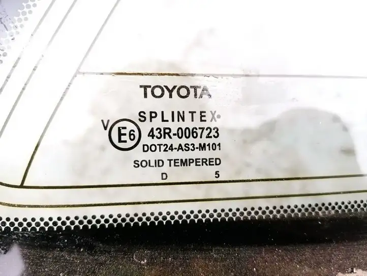 Toyota Avensis T250 (2006 - 2009) Заднее боковое стекло — фото 2