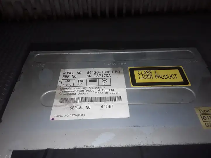 Toyota Corolla Verso E121 (2001 - 2004) 8612013060 Магнитола / мультимедийная система — фото 3