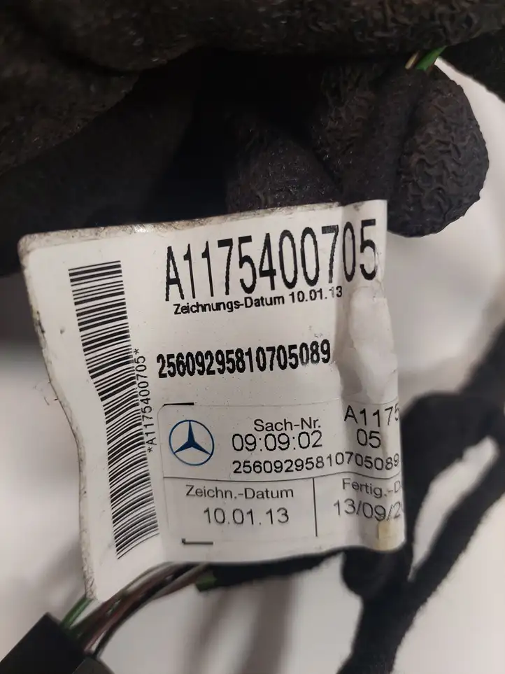 Mercedes-Benz CLA C117,X117,W117 (2013 - 2019) A1175400705 Проводка передней двери — фото 2