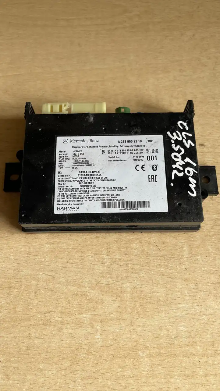 Mercedes-Benz CLS C218,X218 (2011 - 2017) A2139002210 Bluetooth модуль — фото 1