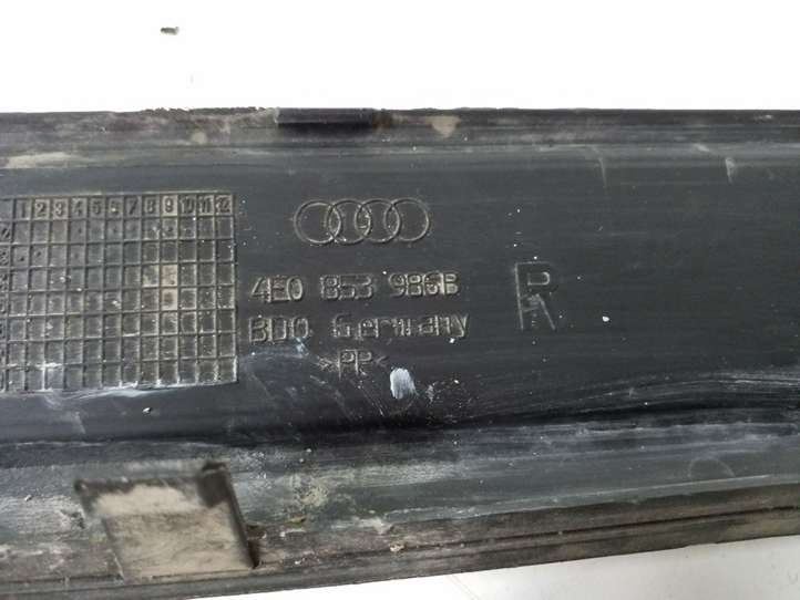 Audi A8 (2005 - 2007)  4E0853985B Отделка переднего порога (внутренняя)