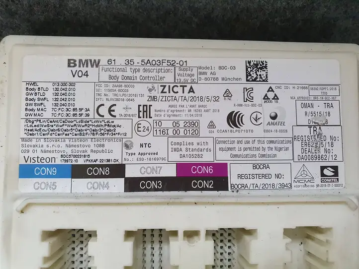 BMW 3 G20 G21 (2019 - ) 9844138 Комплект системы зажигания — фото 4