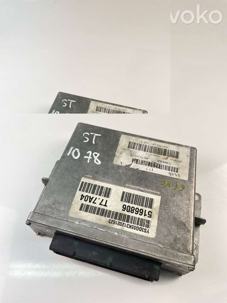 Saab 9-3 Ver1 (1998 - 2005)  5166806 Блок управления двигателем ECU
