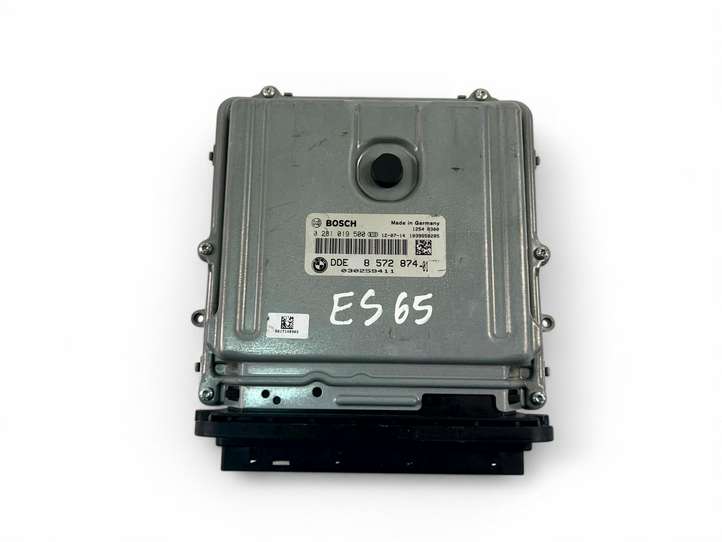 BMW 5 F10 F11 (2009 - 2016)  8572874 Блок управления двигателем ECU