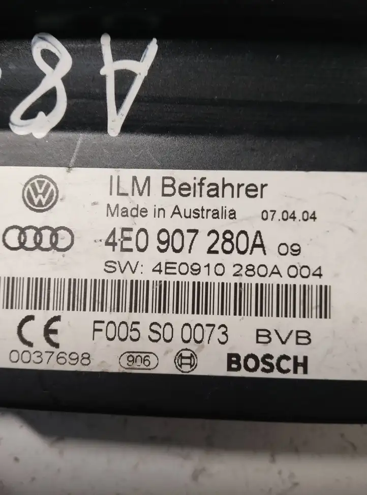 Audi A8 S8 D3 4E (2002 - 2005) 4E0910280A Прочие блоки управления — фото 2