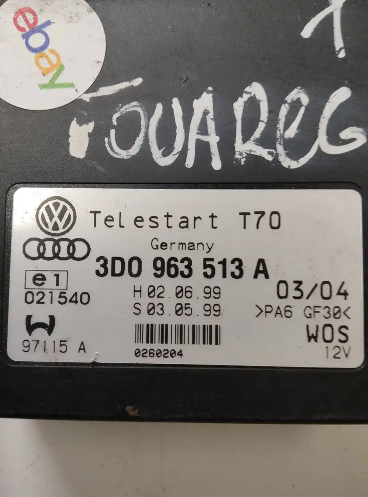 Volkswagen Touareg I (2002 - 2010) 3D0963513A Блок управления автономным отопителем — фото 2