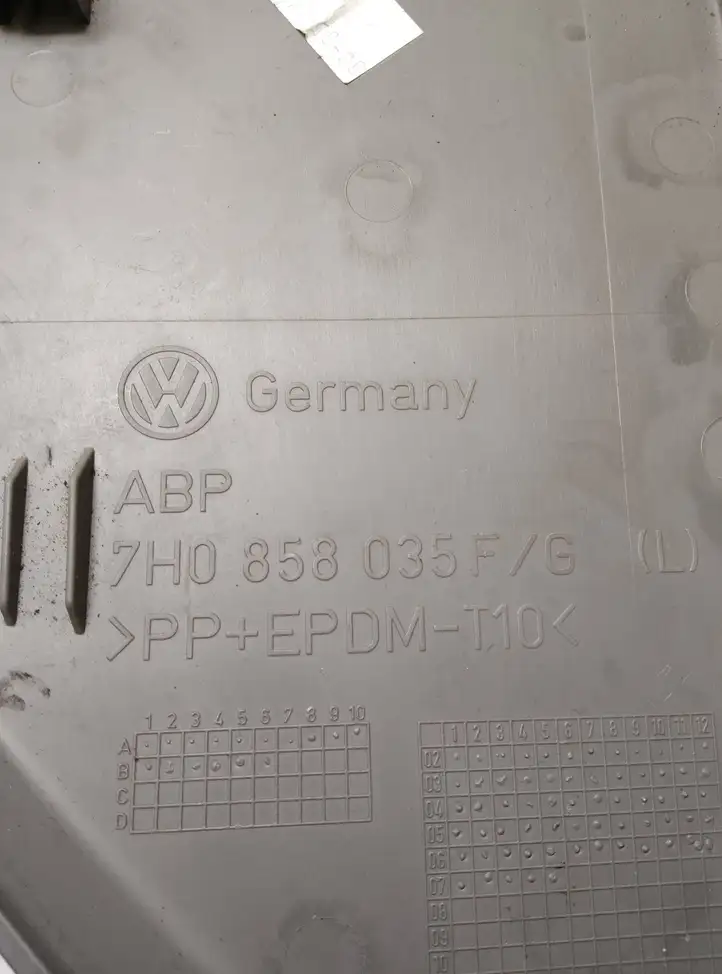 Volkswagen Transporter - Caravelle T5 (2003 - 2009) 7H0858035F Боковая отделка панели приборов — фото 2