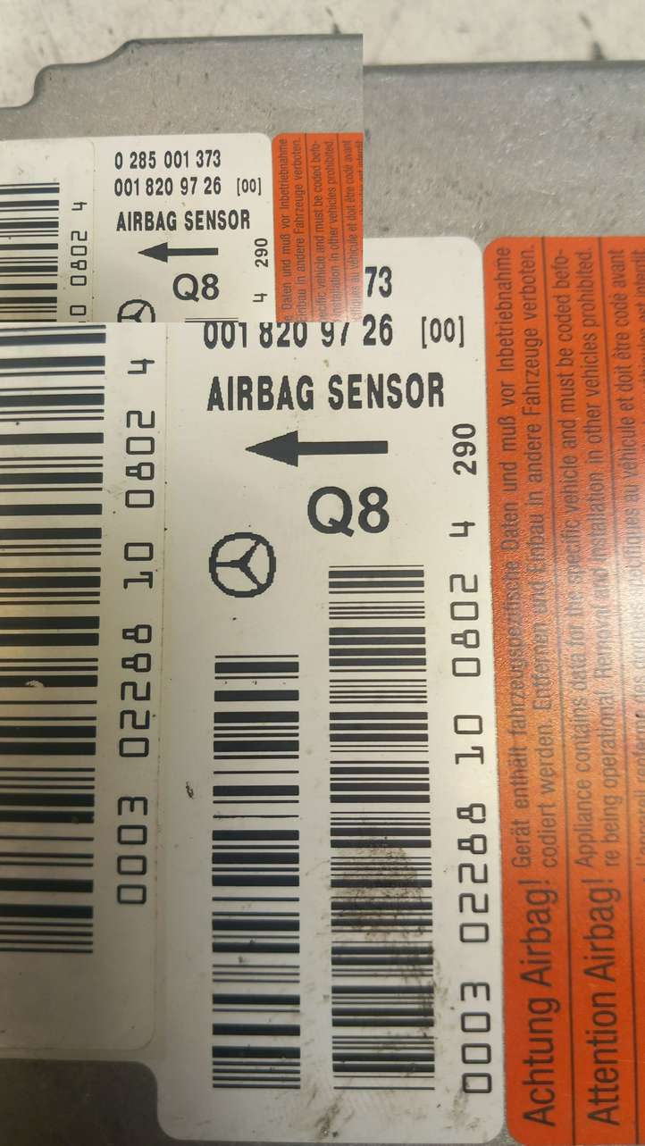 Mercedes-Benz C W203 (2000 - 2007)  0018209726 Блок управления надувных подушек