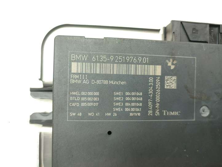 BMW 5 F10 F11 (2009 - 2016)  9251976 Модуль фонарей