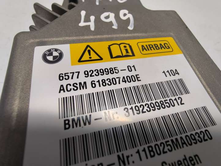 BMW 5 F10 F11 (2009 - 2016)  65779239985 Блок управления надувных подушек