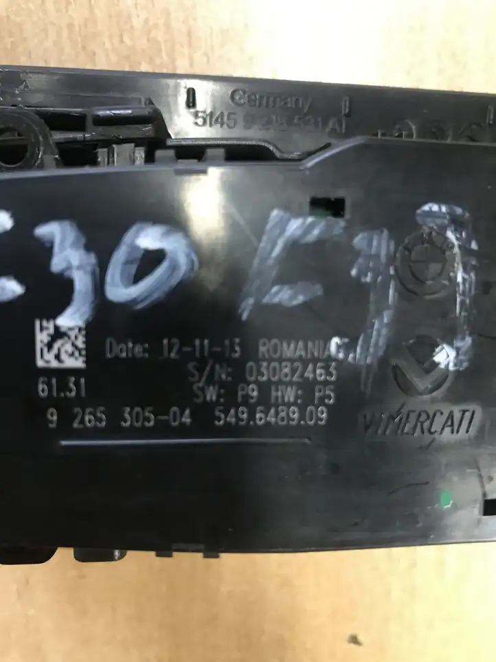 BMW 3 F30 F35 F31 (2012 - 2018) 9265305 Включатель фонарей — фото 3