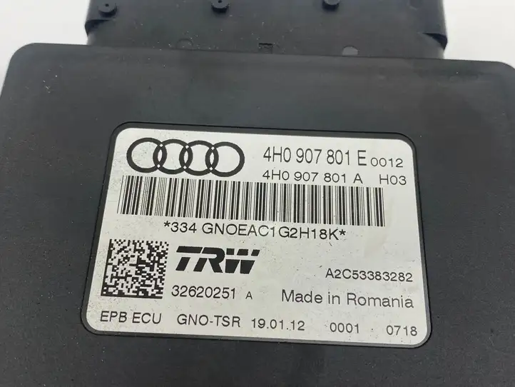 Audi A6 C7 (2011 - 2014) 4H0907801E Блок управления стояночным тормозом — фото 2
