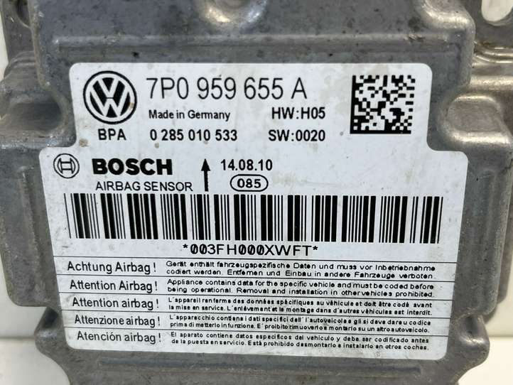 Volkswagen Touareg II (2010 - 2018)  7P0959655A Блок управления надувных подушек