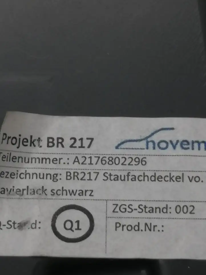 Mercedes-Benz S C217 (2015 - 2020) A2176802296 Прочая отделка задней двери — фото 2