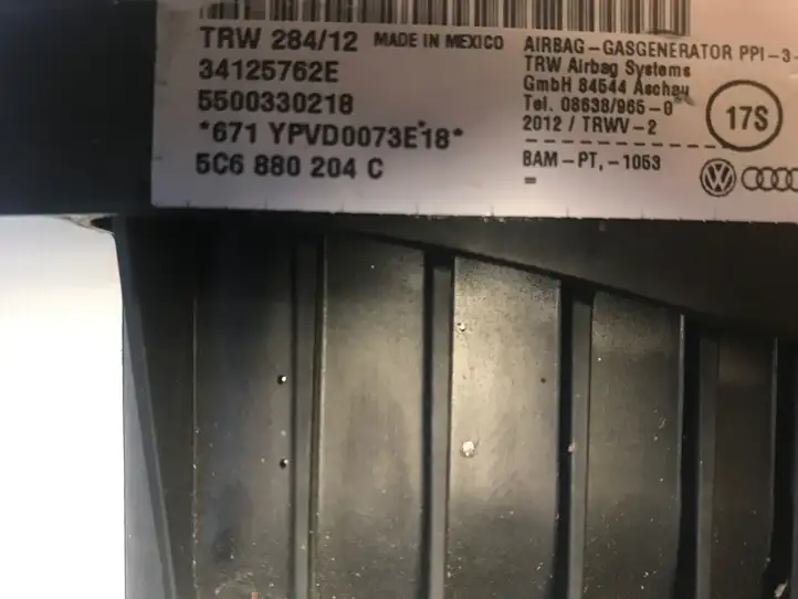 Volkswagen Jetta VI (2011 - 2018) 5C6880204C Подушка безопасности пассажира — фото 2