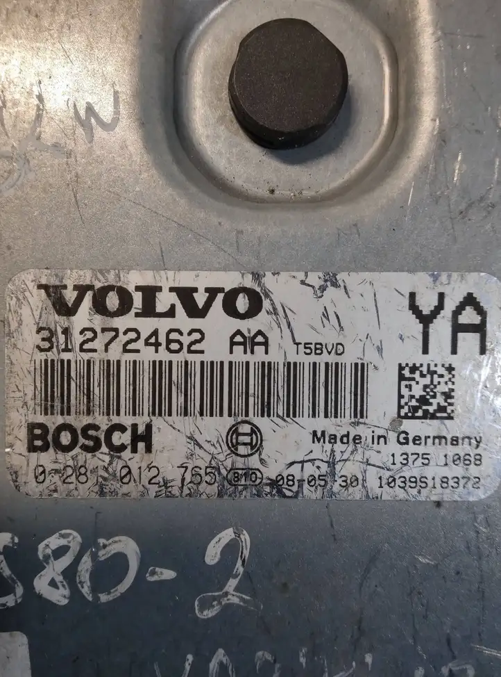 Volvo S80 (2006 - 2009) 31272462AA Блок управления двигателем (ЭБУ) — фото 2