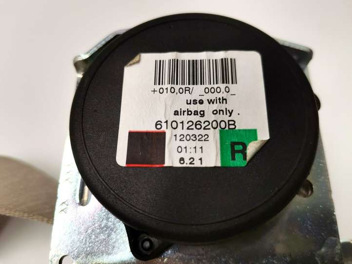 BMW 5 F10 F11 (2009 - 2016)  610126200B Передний ремень безопасности