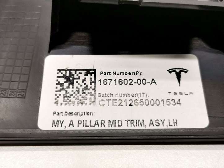 Tesla Model Y (2019 - )  1671602-00-A Другая деталь отделки порогов/ стоек