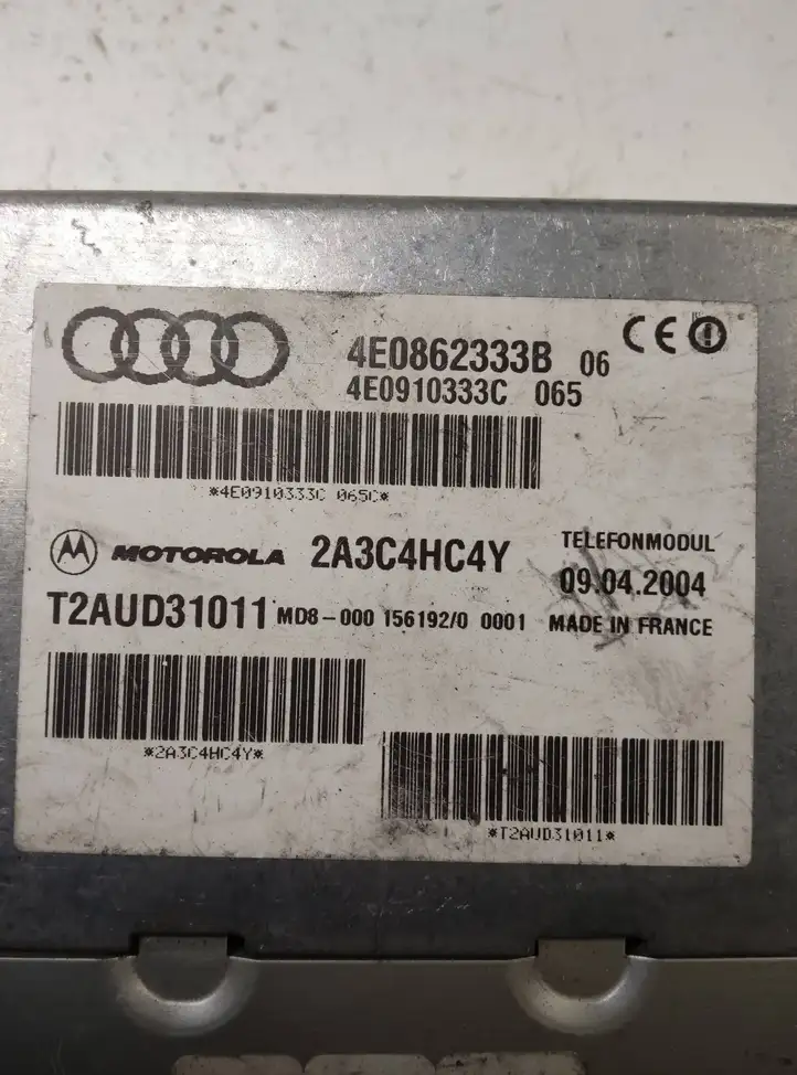 Audi A8 S8 D3 4E (2005 - 2007) 4E0862333B Блок GSM — фото 6