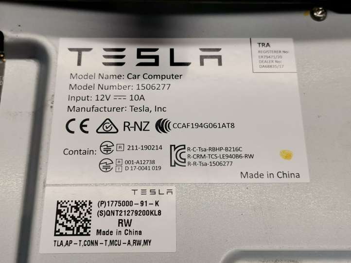Tesla Model Y (2019 - )  1775000-91-K Блок управления двигателя