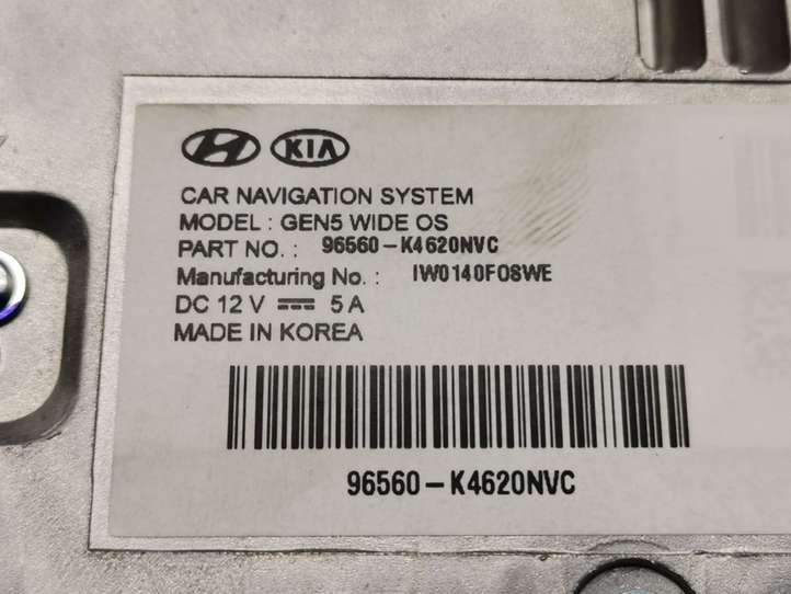 Hyundai Kona (2017 - 2022)  96560-K4620NVC Радио/ проигрыватель CD/DVD / навигация