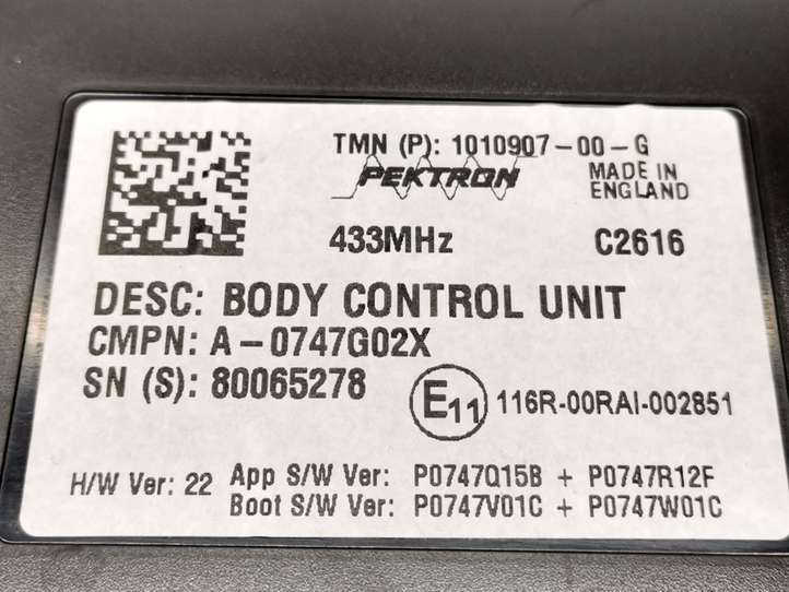 Tesla Model S (2016 - 2021)  1010907-00-G Mодуль kомфортa
