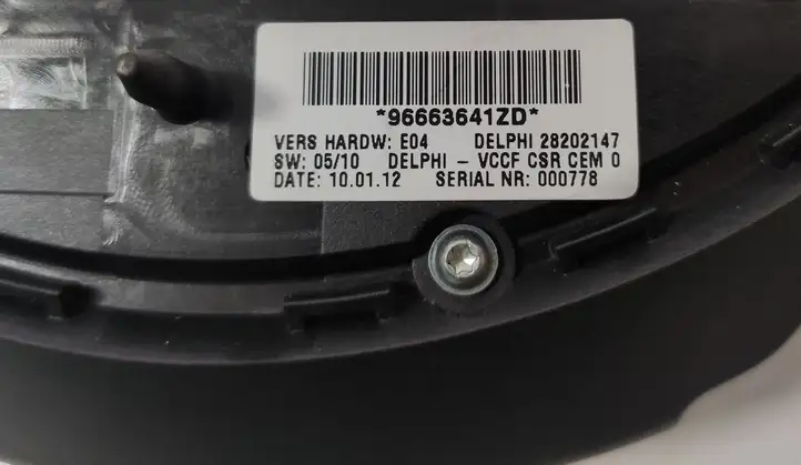 Citroen C5 (2008 - 2017) 96663641ZD Блок кнопок на панели — фото 2