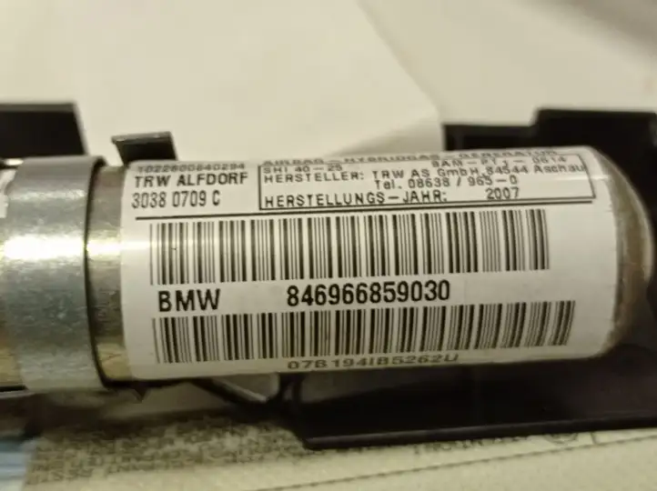 BMW 3 E90 E91 (2005 - 2012) 846966859030 Боковая подушка безопасности шторка — фото 2