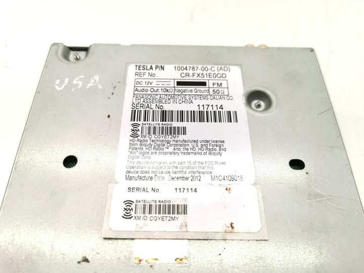 Tesla Model S (2012 - 2016)  1004787-00-C Радио/ проигрыватель CD/DVD / навигация
