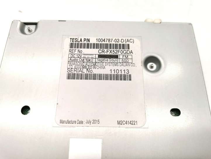 Tesla Model S (2012 - 2016)  1004787-02-D Радио/ проигрыватель CD/DVD / навигация