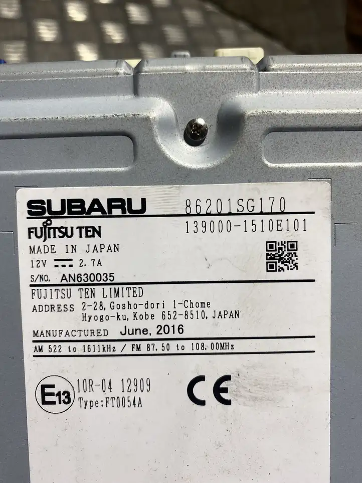 Subaru Forester SJ (2013 - 2018) 86201SG170 Магнитола / мультимедийная система — фото 3