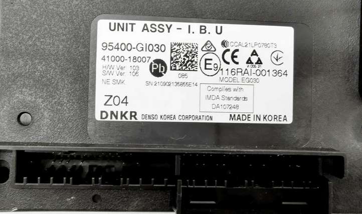 Hyundai Ioniq 5 (2021 - )  95400-GI030 Mодуль kомфортa