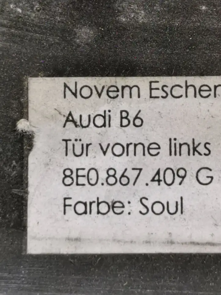 Audi A4 S4 B7 8E 8H (2004 - 2009) 8E0867409G Прочие детали салона — фото 2