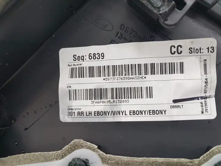 Ford Fusion II (2013 - ) DS73F27659DA Обшивка задней двери — фото 5