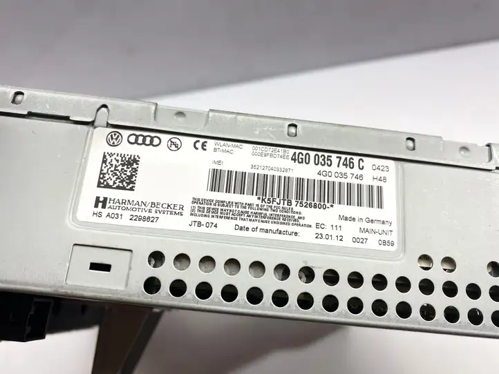 Audi A6 C7 (2011 - 2014) 4G0035746C Магнитола / мультимедийная система — фото 6