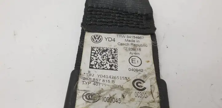 Volkswagen Caddy (2010 - 2015) 2K5857815B Ремень безопасности 3-го ряда — фото 9