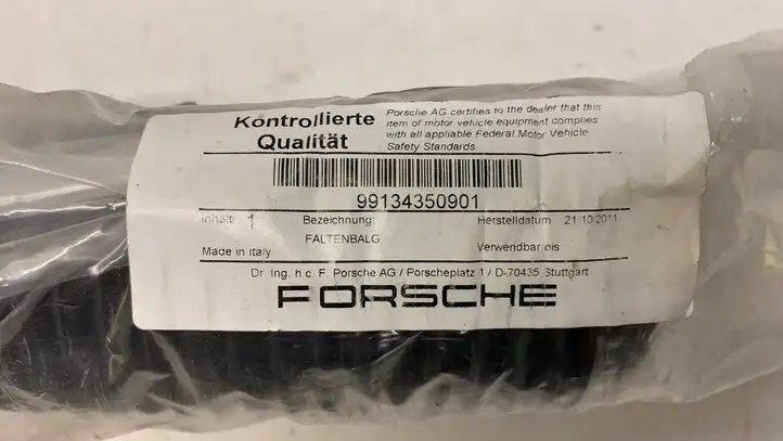 Porsche 911 997 (2004 - 2013) 99134350901 Резиновая защита рулевой тяги — фото 5