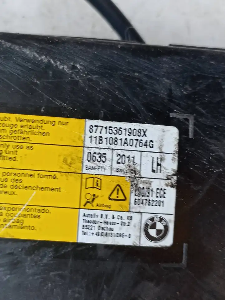 BMW 3 E90 E91 (2005 - 2012) 604762201 Подушка безопасности сиденья — фото 4