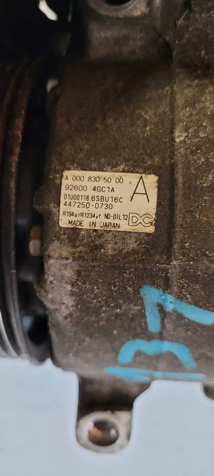 Infiniti Q50 (2013 - 2018) A0008305000 Компрессор (насос) кондиционера воздуха — фото 2