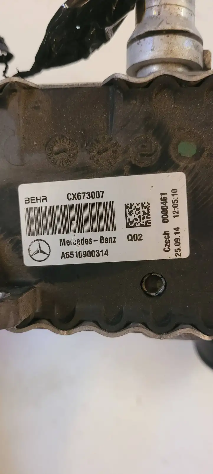 Mercedes-Benz E W212 (2009 - 2016) A6510900314 Интеркулер — фото 2