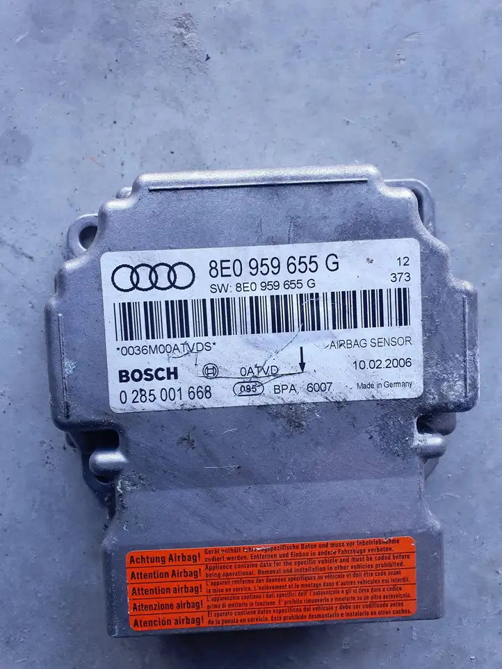Audi A4 S4 B7 8E 8H (2004 - 2009) 8E0959655G Блок управления SRS — фото 2