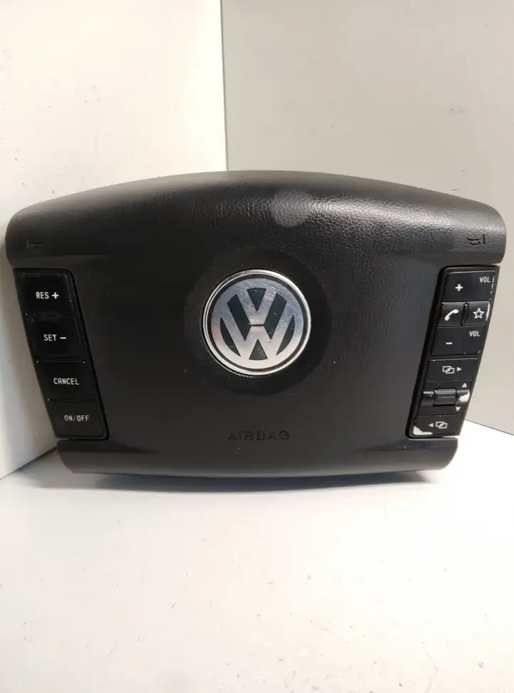 Volkswagen Touareg I (2002 - 2010) 7L6880201CN Подушка безопасности руля — фото 1
