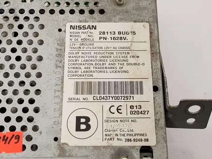 Nissan Almera (2000 - 2006) 28113BU015 Магнитола / мультимедийная система — фото 5
