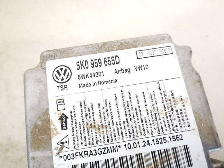 Volkswagen Golf VI (2009 - 2013)  5k0959655d Блок управления надувных подушек