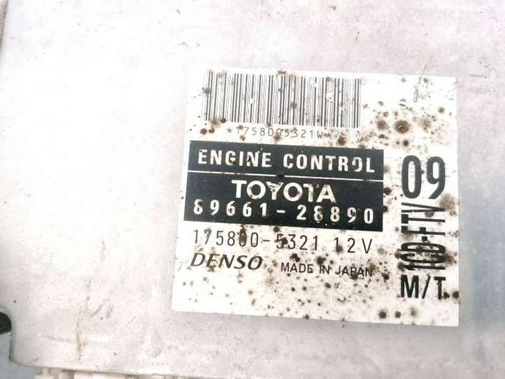 Toyota Previa (XR30, XR40) II (2000 - 2006)  8966128890 Блок управления двигателя