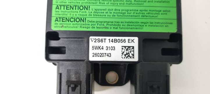 Ford Fiesta (2000 - 2005)  2S6T14B056EK Блок управления надувных подушек