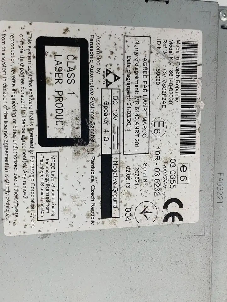 Toyota Auris E180 (2012 - 2018) 8614002030 Магнитола / мультимедийная система — фото 2