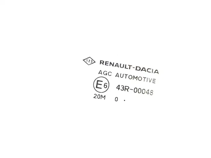 Dacia Sandero III (2016 - ) 43R00048 Стекло задней двери — фото 2