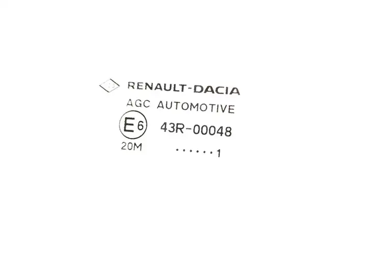 Dacia Sandero III (2016 - ) 43R00048 Стекло задней двери — фото 2