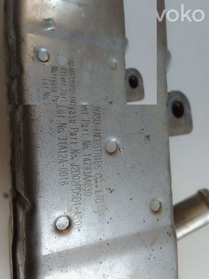Subaru Outback (2009 - 2014)  14793AA030 Охладитель EGR